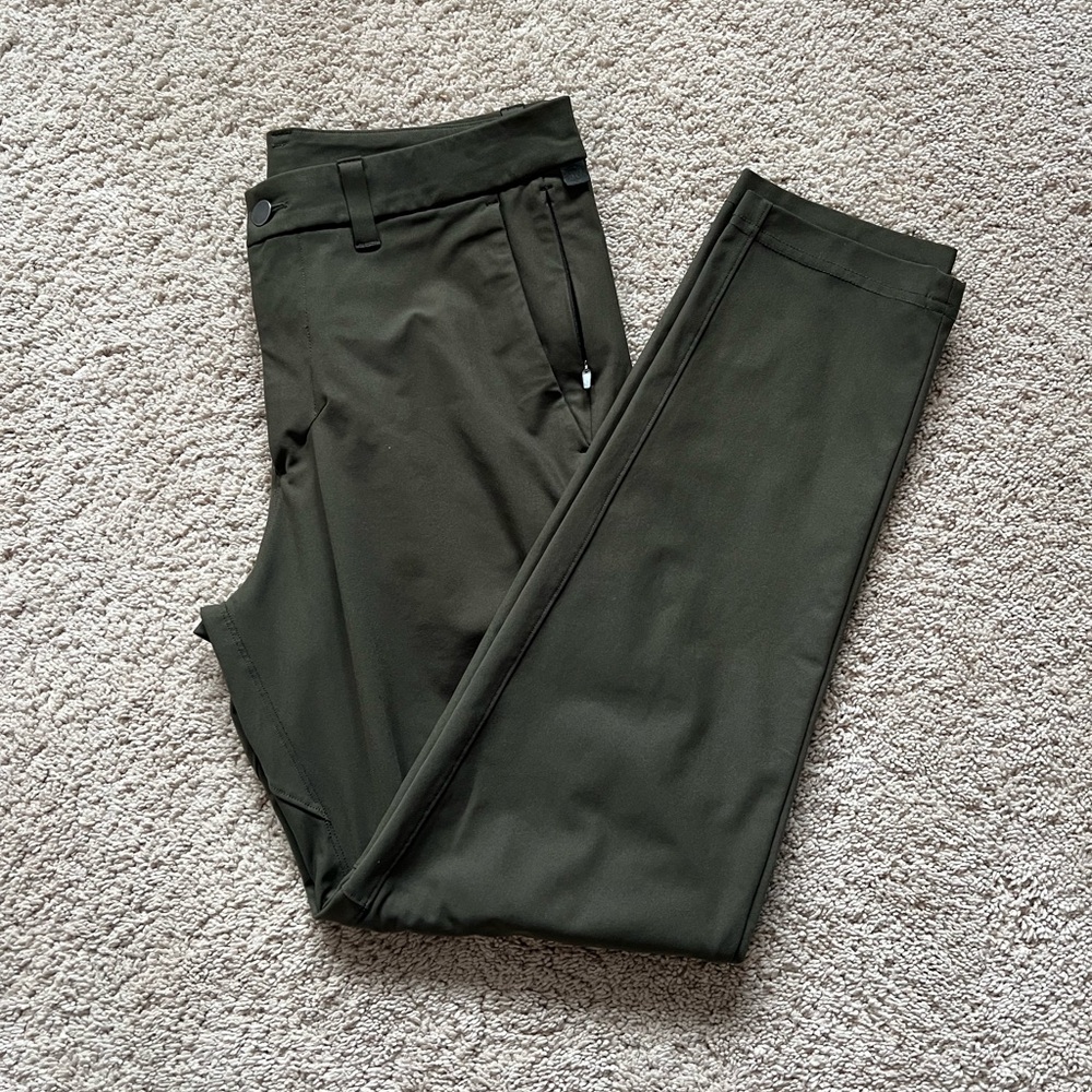 Lululemon ABC Classic-Fit Trouser 29L 32w Warpstreme Dark Olive